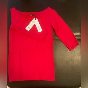 525 America Born in Bklyn RED Sweater NWT